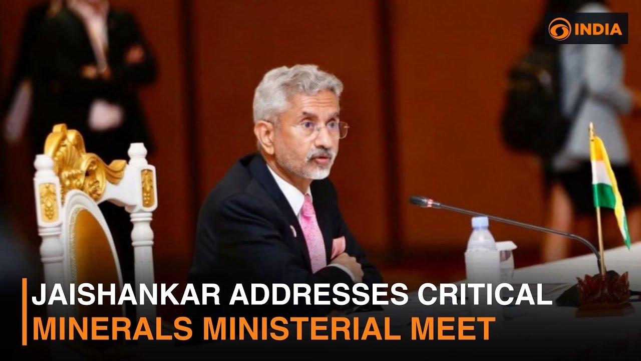 Jaishankar Addresses Critical Minerals Ministerial Meet