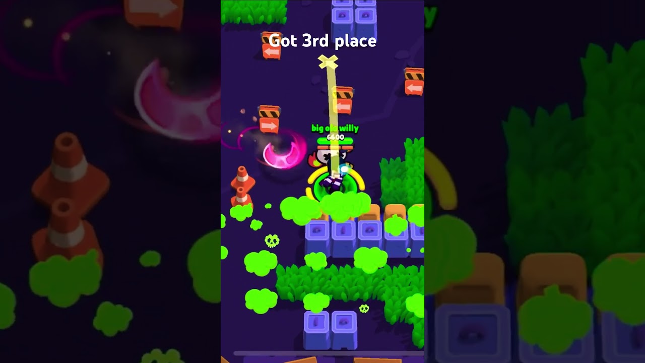 Finally Got Third!!!! Think they were hacking.       #brawlstars #edgar #3rdplace #fyp