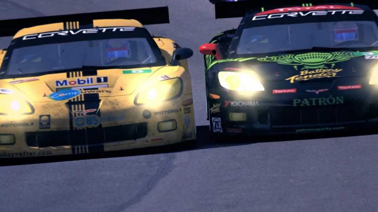 GT1 battle at Watkins Glen