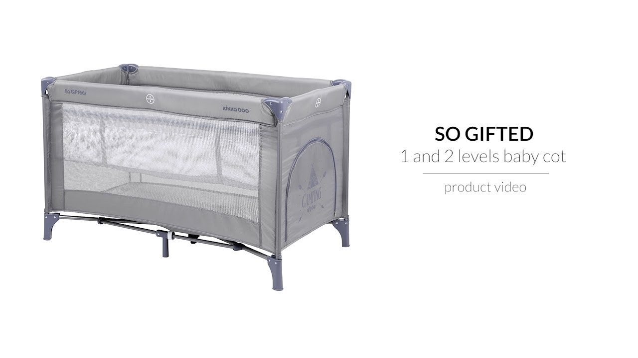 KikkaBoo | 1 and 2 levels baby cot So Gifted