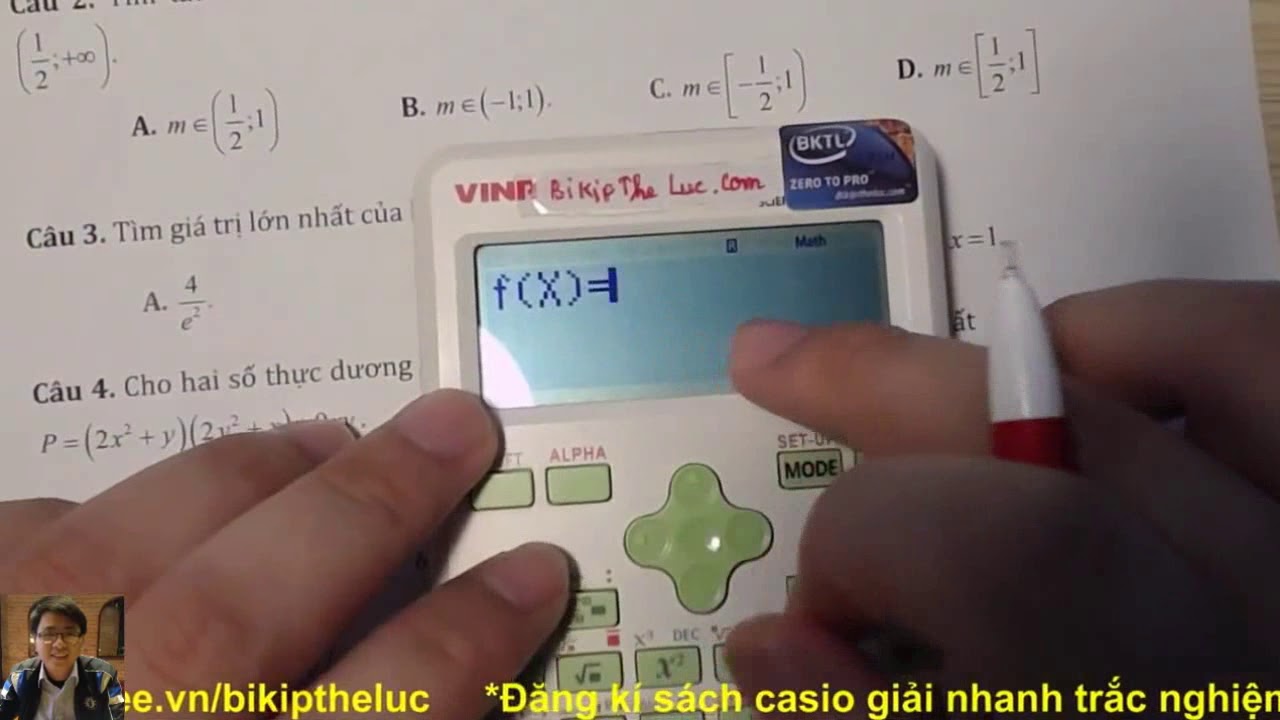 Kĩ Thuật Casio Mũ Logarit cực hay