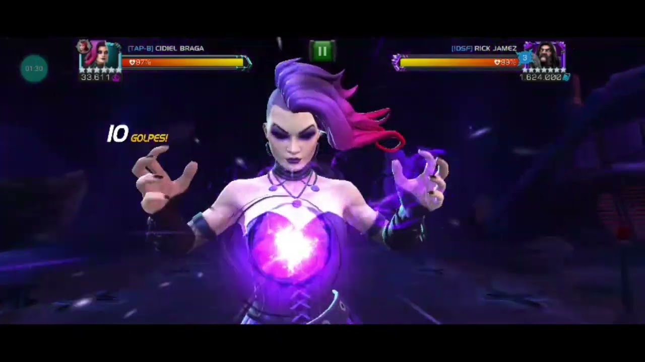 MCOC NICO MINURU VS SERPENTE AW MAPA NOVO #marveltorneiodecampeoes 
