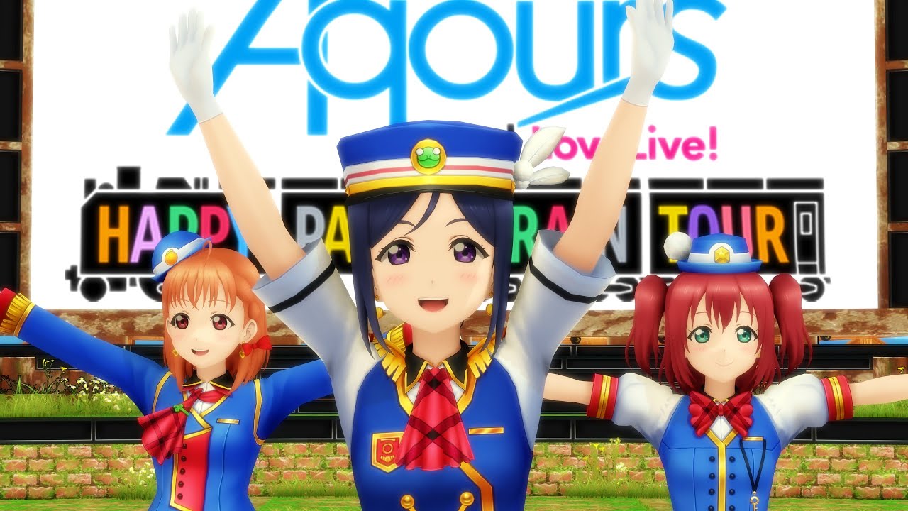 【MMD Love Live! SIFAS】 HAPPY PARTY TRAIN 【1440p | 60fps】