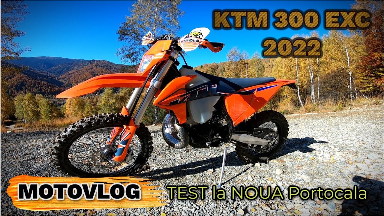 NOUL KTM 300EXC 2022 - Primul test in Padure - Moto VLOG