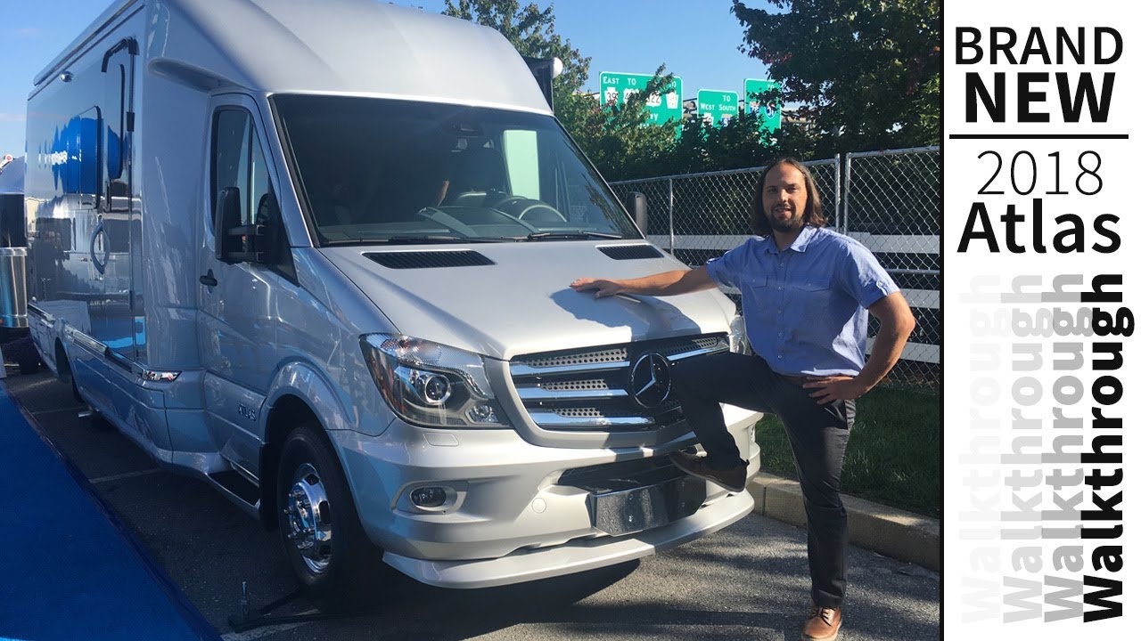 Walk Through 2018 Airstream Atlas Class B+ Touring Coach Mercedes Sprinter RV