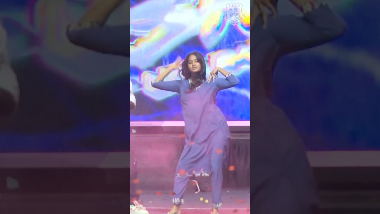 Brigida Saga dancing for Katchi Sera at Vels Nakshatra 2024 | Vels University.