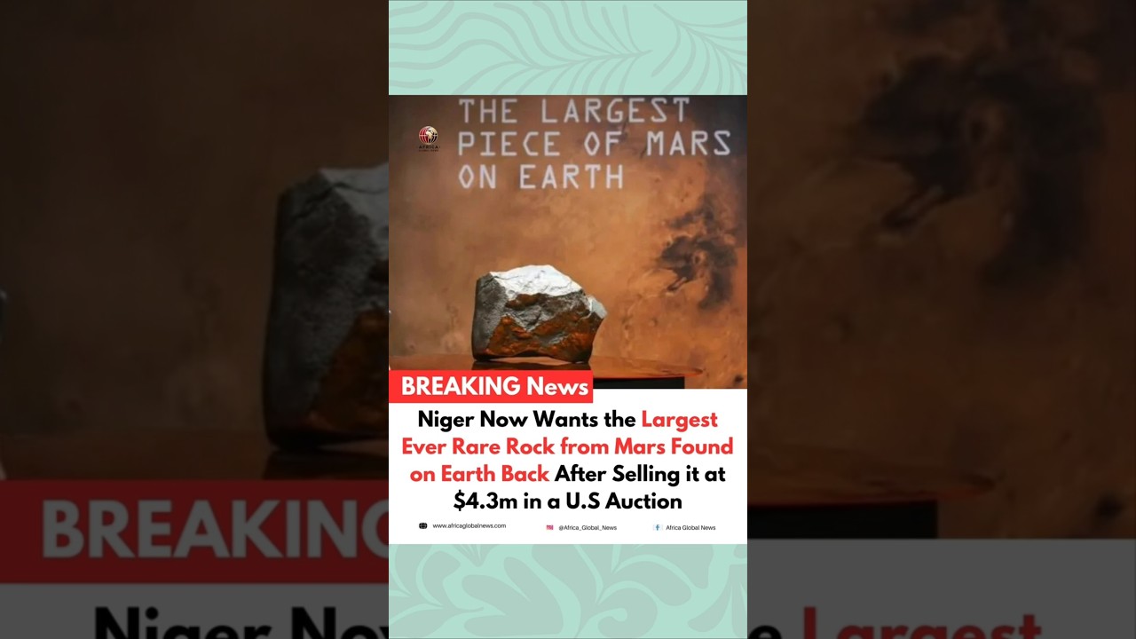 A stone from Mars was sold for 37 crores! 