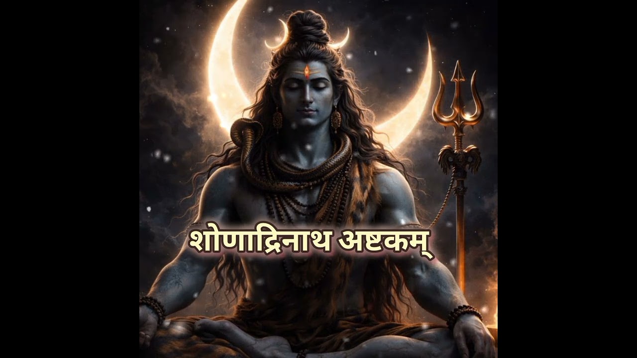 #शोणाद्रिनाथ अष्टकम्/हर हर महादेव/🔱🌙🕉️🌙🔱