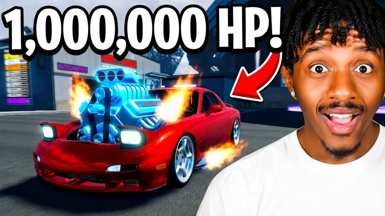 I ADDED 1,000,000 HP TO A SUPRA IN ROBLOX MIDNIGHT CHASERS