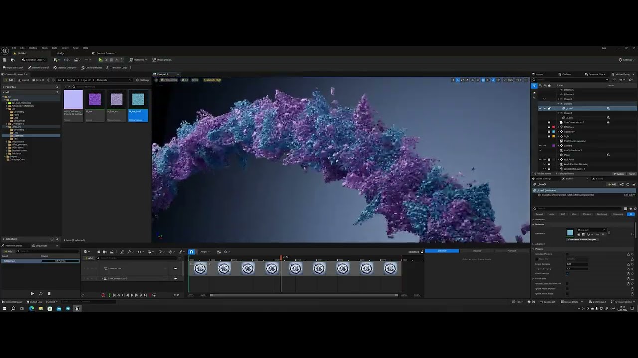 Motion graphics tools | Unreal Engine 5.4