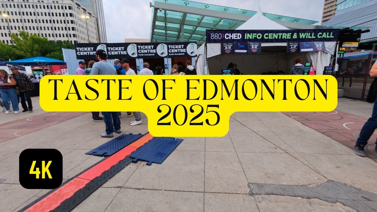 Taste of Edmonton 2025: POV Walking Tour - Food, Fun & Festival Vibes in Churchill Square!