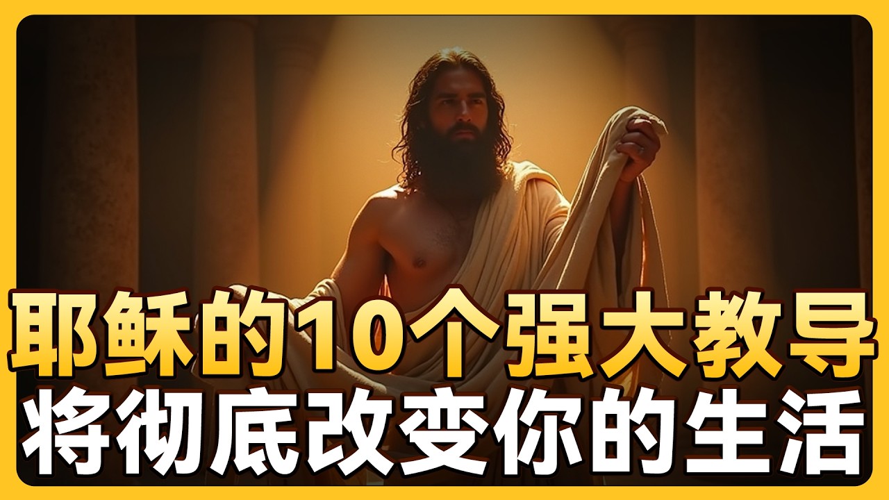 【终极指南】耶稣的10个“黄金法则”，如何瞬间校准你的人生方向？