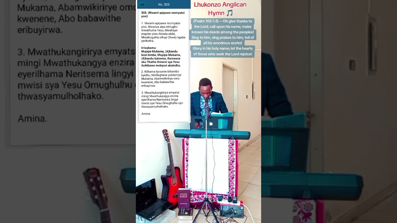 #Lhukonzo Anglican church hymn - Mwami Apipawe,