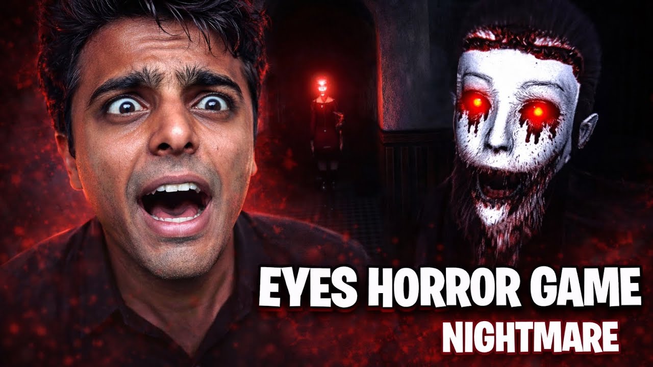 Playing Eyes Horror Game Nightmare Mode