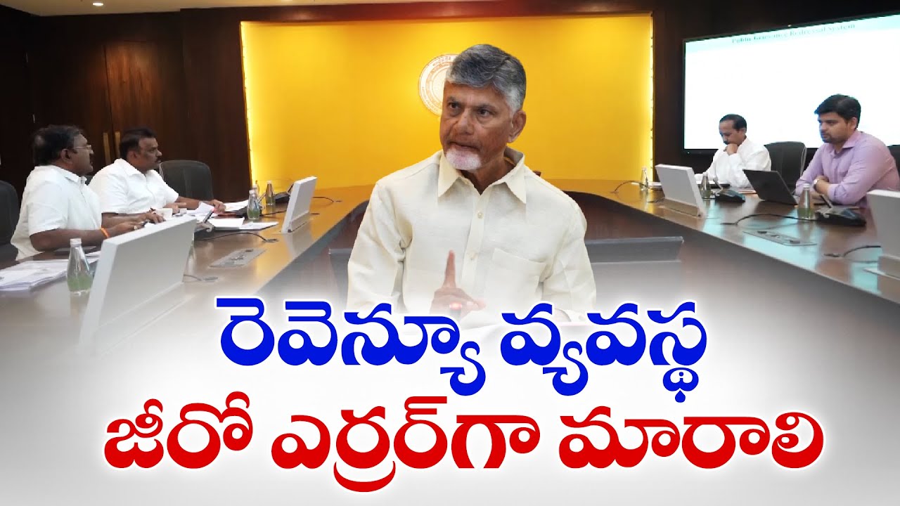 రాష్ట్రంలో రెవెన్యూ సేవలు సులభతరం | Revenue Services to Be Made Hassle-Free in AP