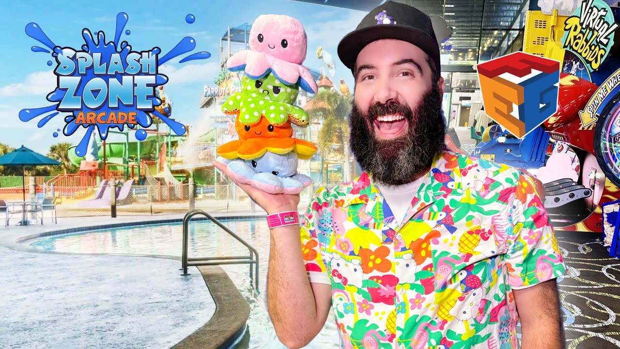 Water Park Arcade Fun at the Splash Zone Arcade
