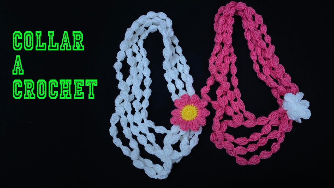 PASO A PASO PARA TEJER COLLAR A CROCHET