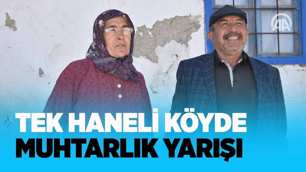 Tek haneli köyde muhtarlık yarışı