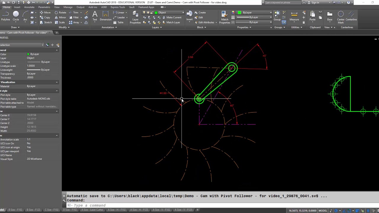 Pivoting Follower Cam