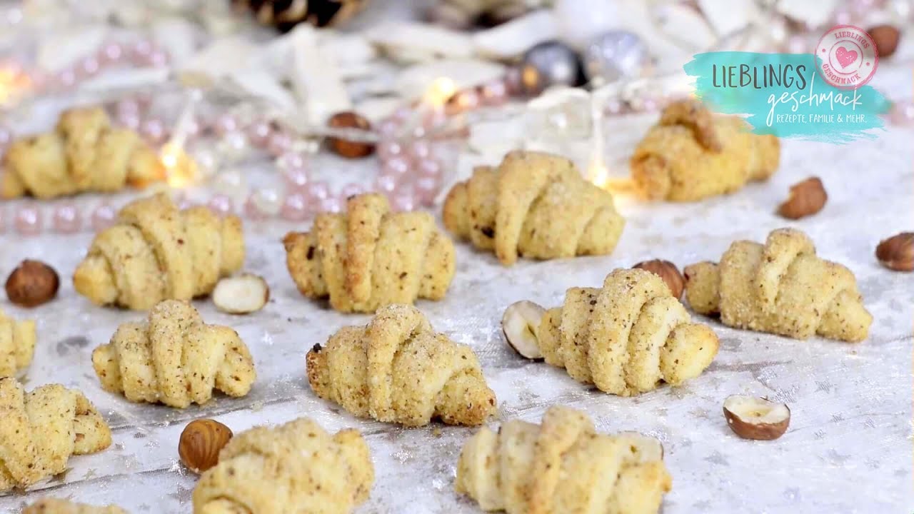 Nusshörnchen Haselnuss Plätzchen/von Lieblingsgeschmack