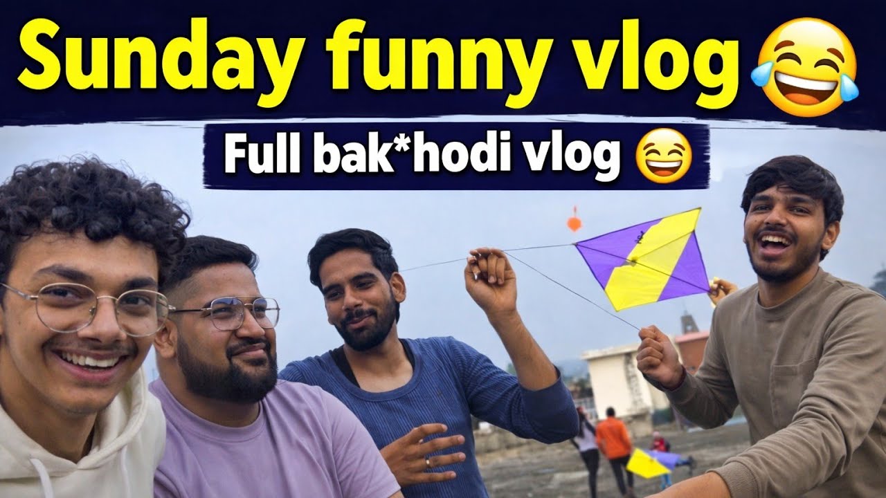 64/365 Sunday funny vlog 😂 full bakchodi vlog 🤣 cricket vlog 🤣 Patang bazi 😂 #viral #vlog #cricket 🤣