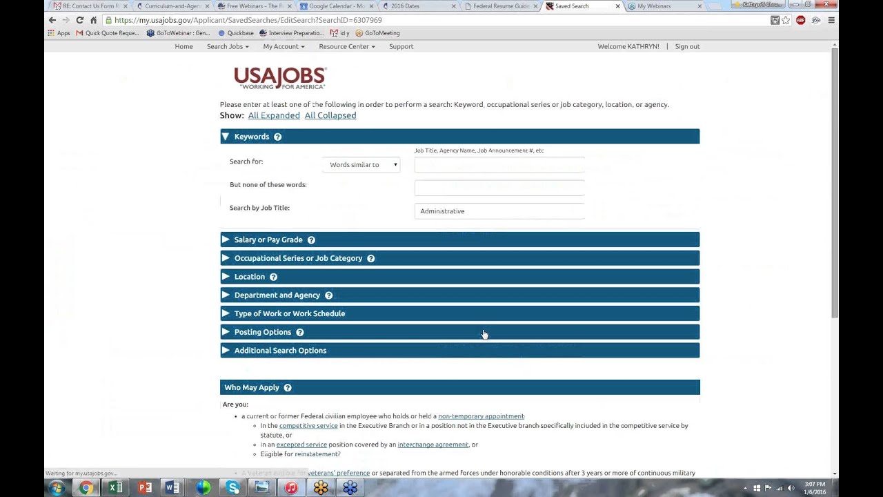USAJOBS and Federal Resume Builder with K Troutman