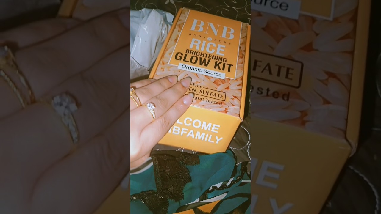 BNB Rice Glow kit # skin care