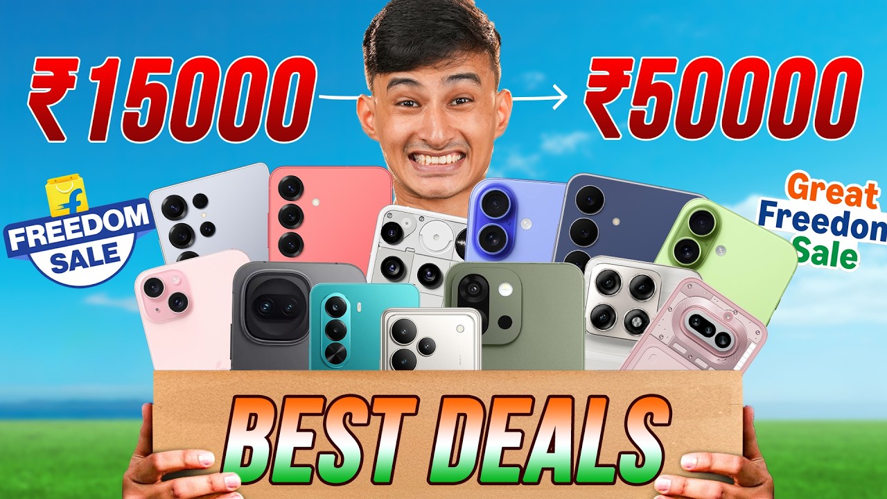 Best Smartphone Deals in Flipkart & Amazon Freedom Sale 2026 ⚡ Sale Live!