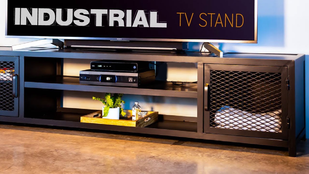Building A Modern Industrial TV Stand