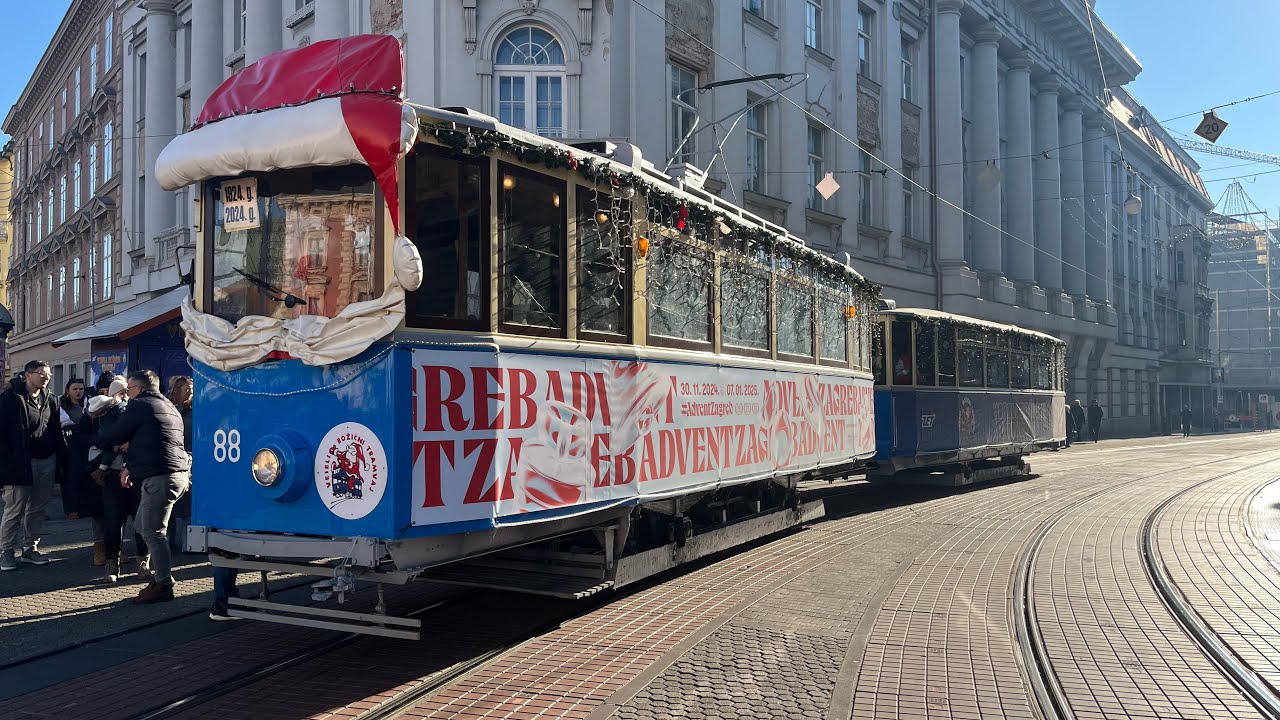 Božićni tramvaj Zagreb 2024/25 // Christnas tram Zagreb 2024/25