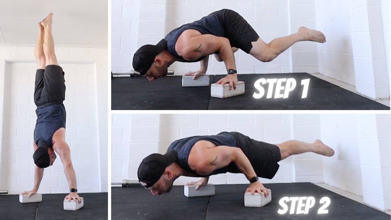 90 Degree Hold to Handstand (Easier Version)