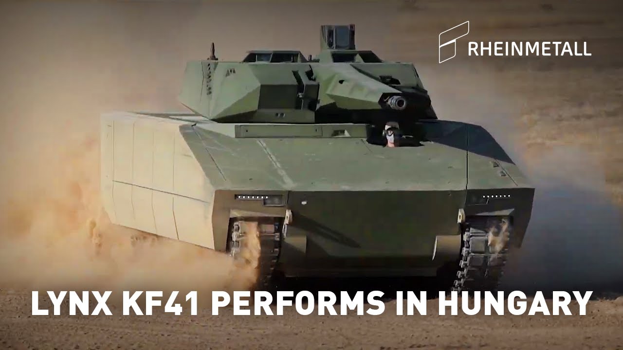 Rheinmetall – Lynx KF41 performs in Hungary