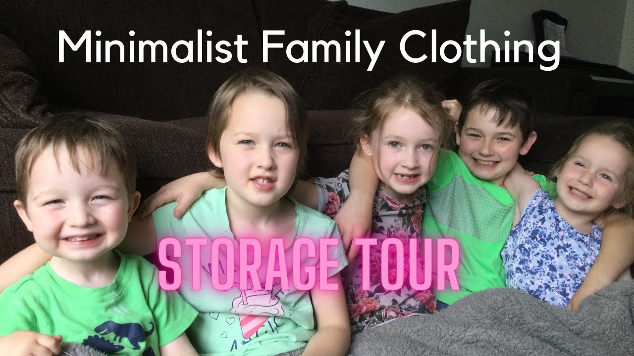 Minimalist Family Clothing Storage Tour