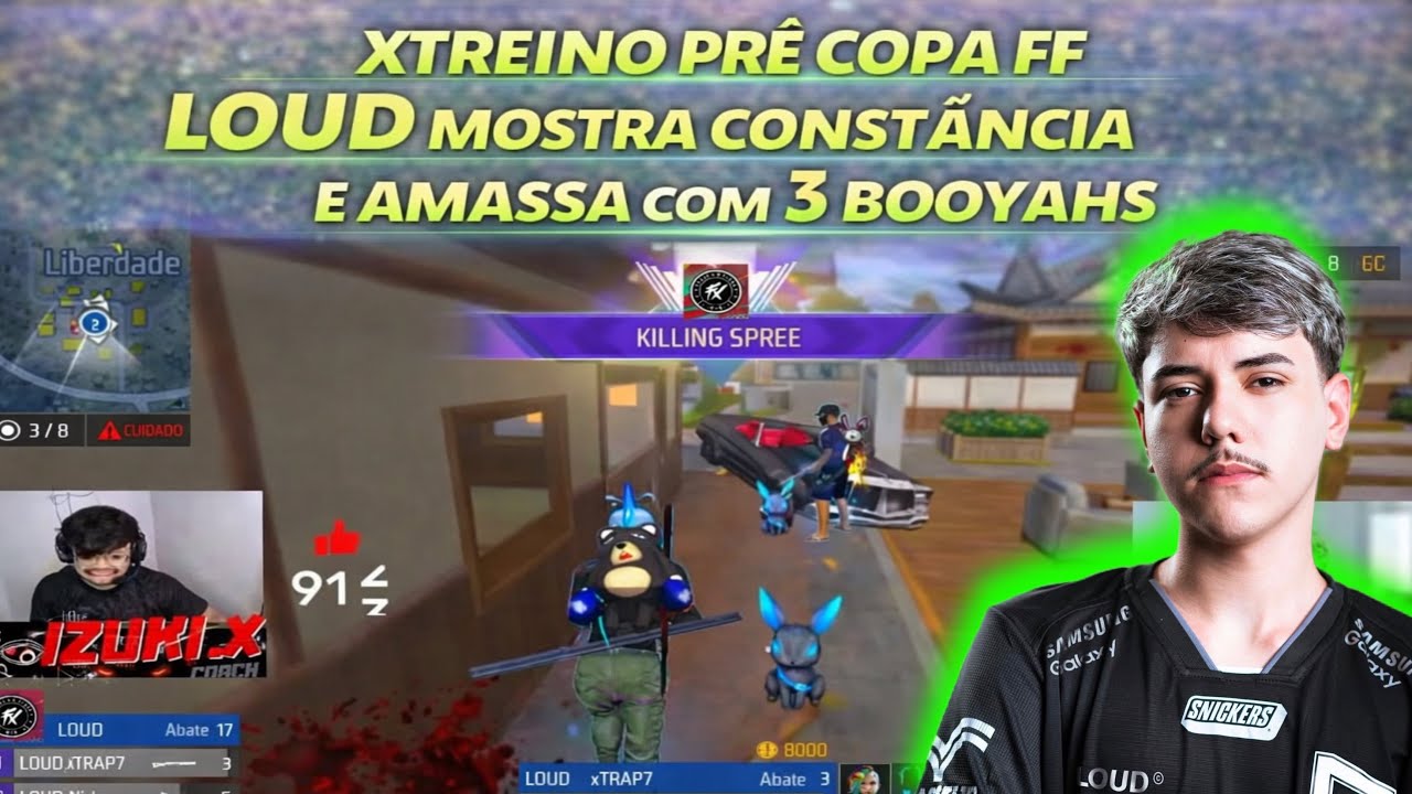 PRÉ FINAL DE COPA FF LOUD MOSTRA CONSTÂNCIA E GARANTE 3 BOOYAH!!!