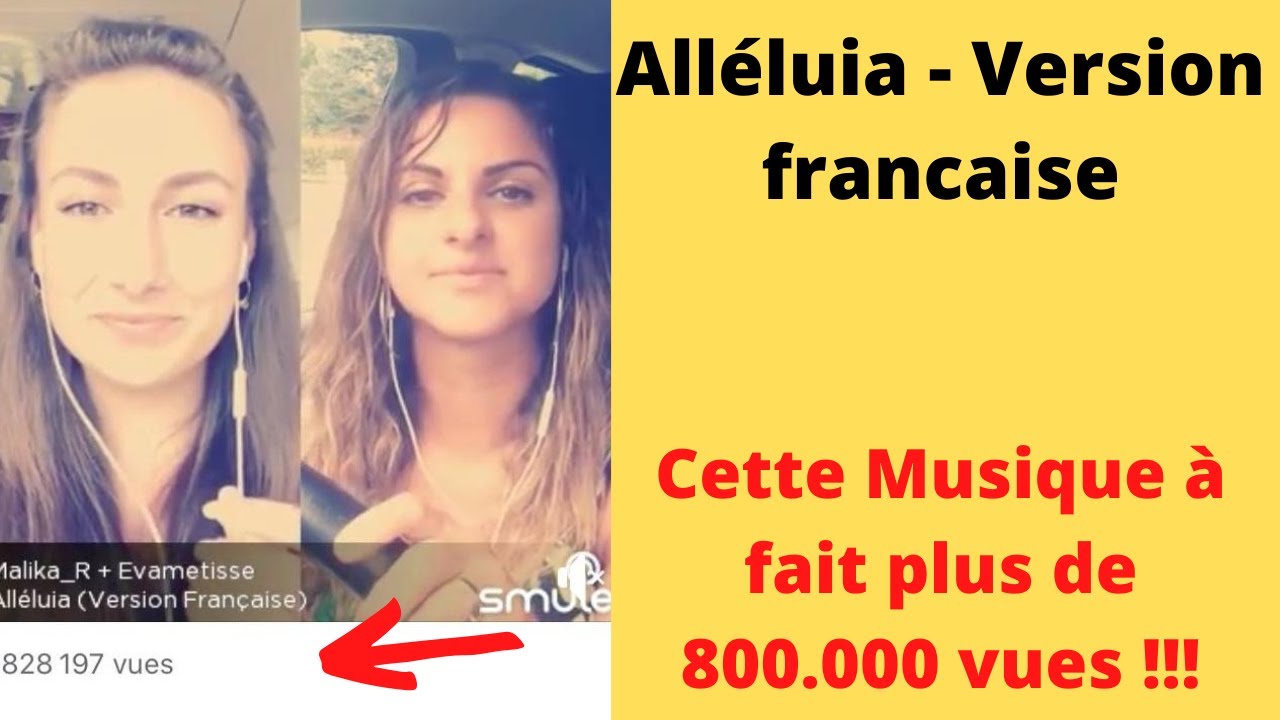 Alléluia Version Francaise - (800k sur facebook)