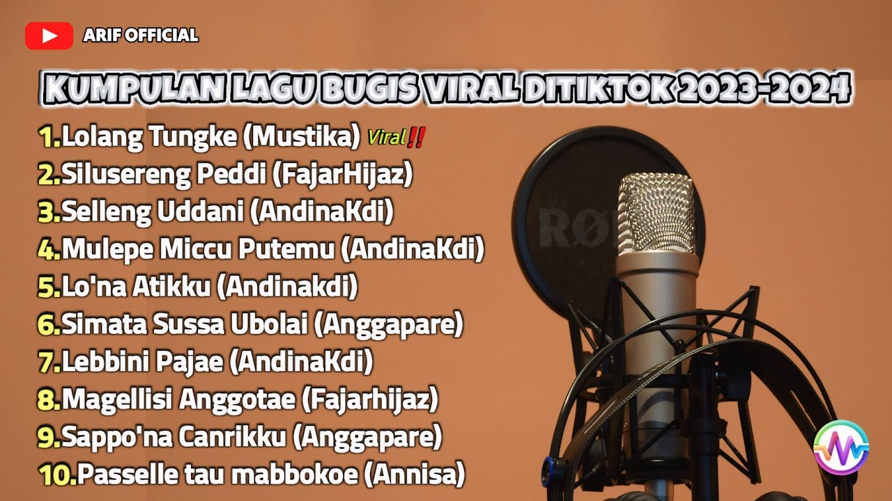 🔰KUMPULAN LAGU BUGIS VIRAL TIKTOK [2024] (EngkaSijinnaSumpuLolo) Album Bugis Terbaru ~