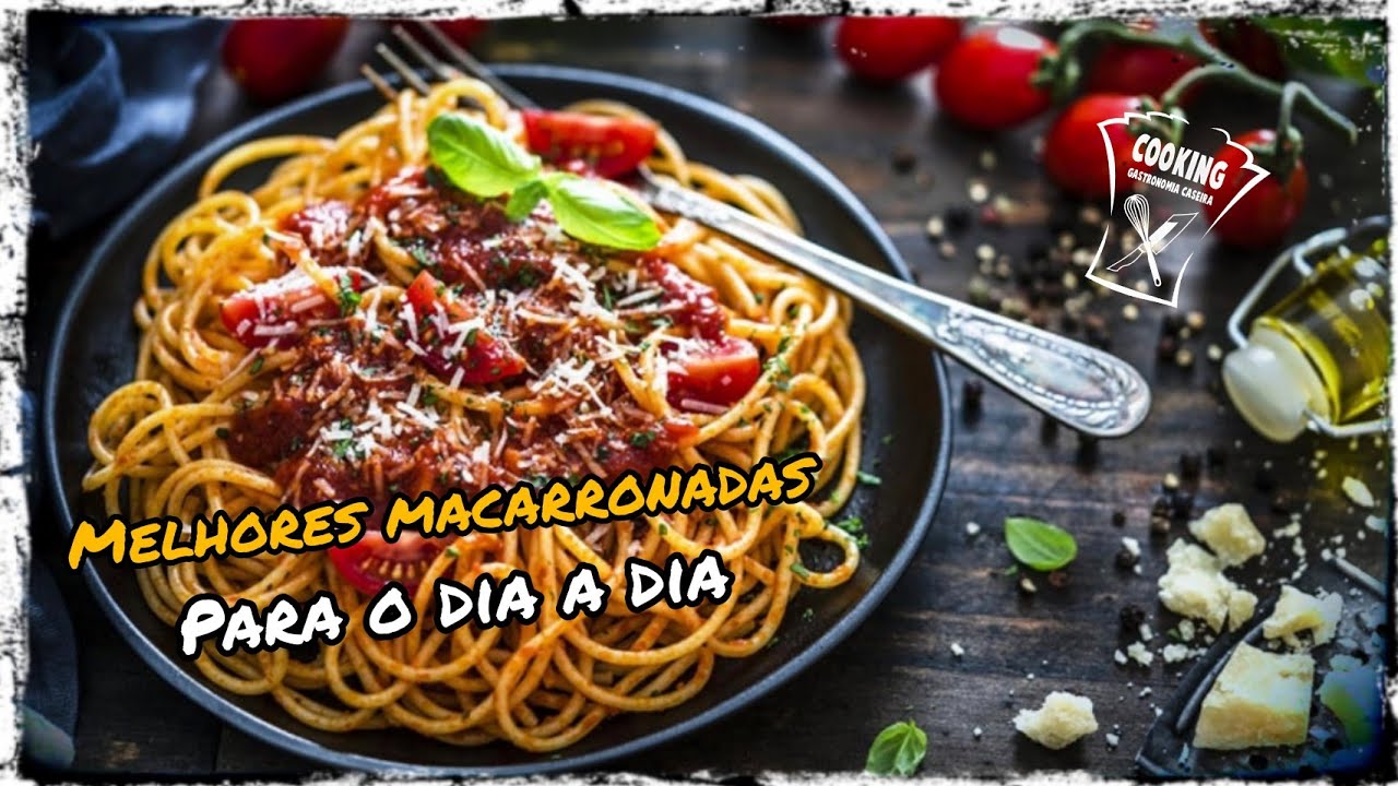 MELHORES 4 RECEITAS DE MACARRÃO RÁPIDO PARA O SEU DIA DIA - MACARRÃO E MASSAS - RÁPIDO E FÁCIL #163