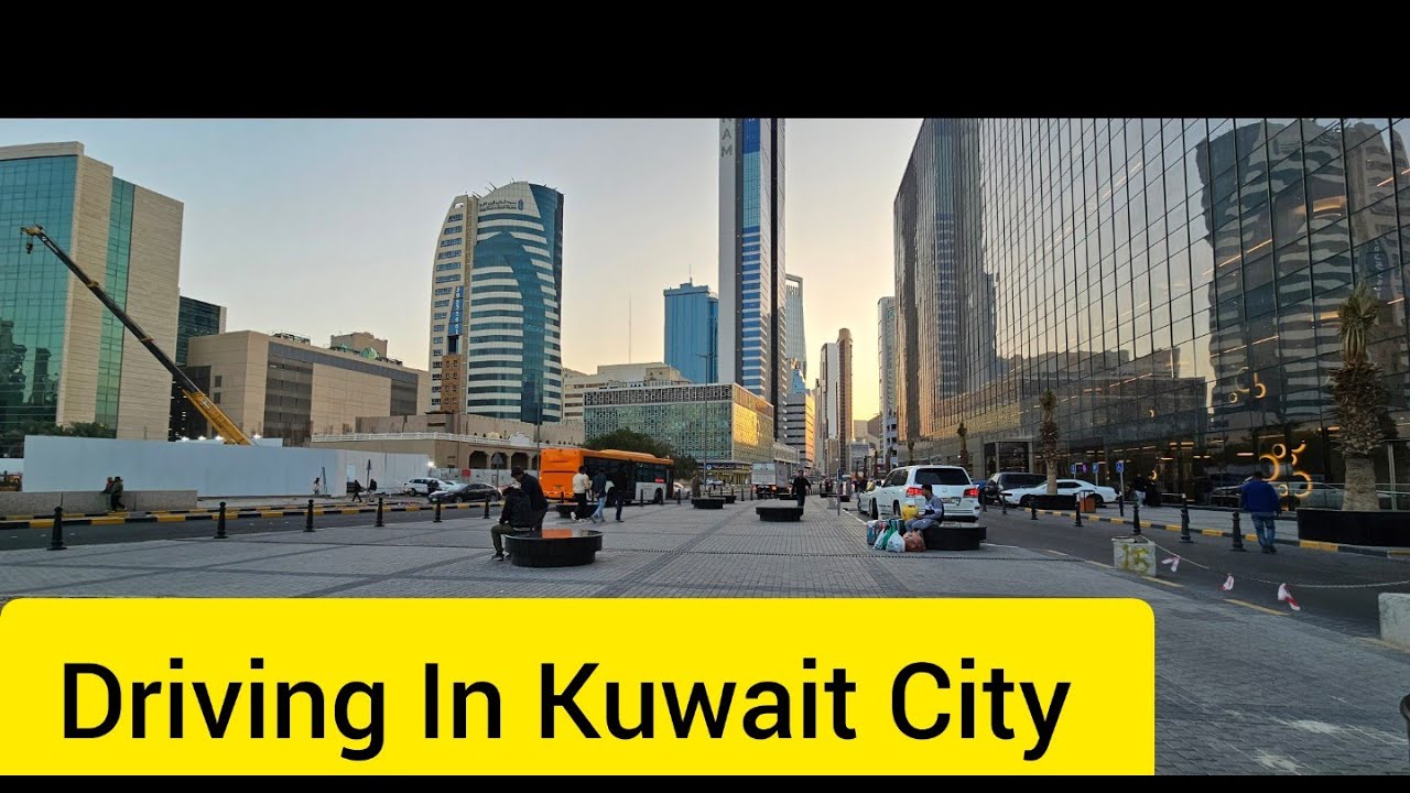 KUWAIT  🇰🇼// Driving in Kuwait City //video Tour(4K).