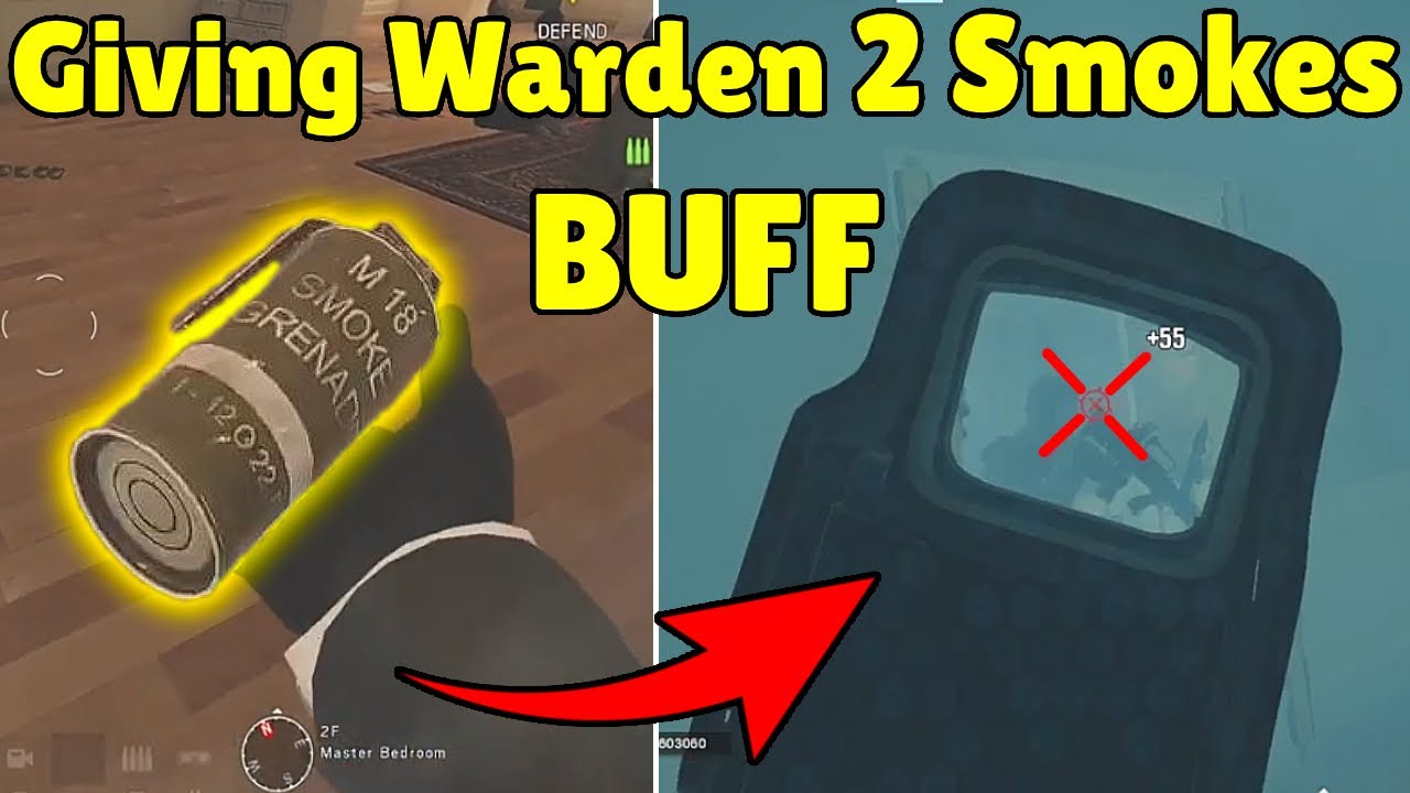 Giving Warden 2 Smokes BUFF Will Make Him PERFECT ( Concept ) | Pro Hiding Spot - Rainbow Six Siege