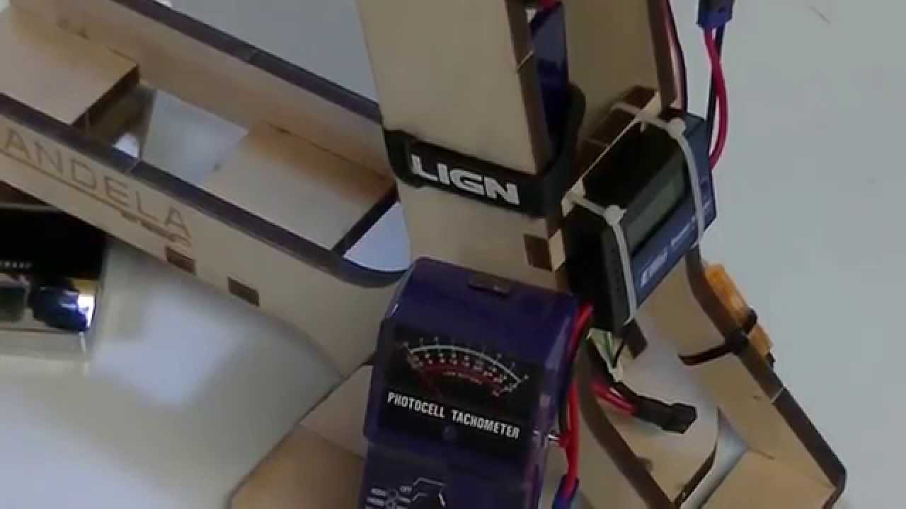 Candela RC Engine Test Stand : G-46 Turnigy :  set-up and testing demonstration