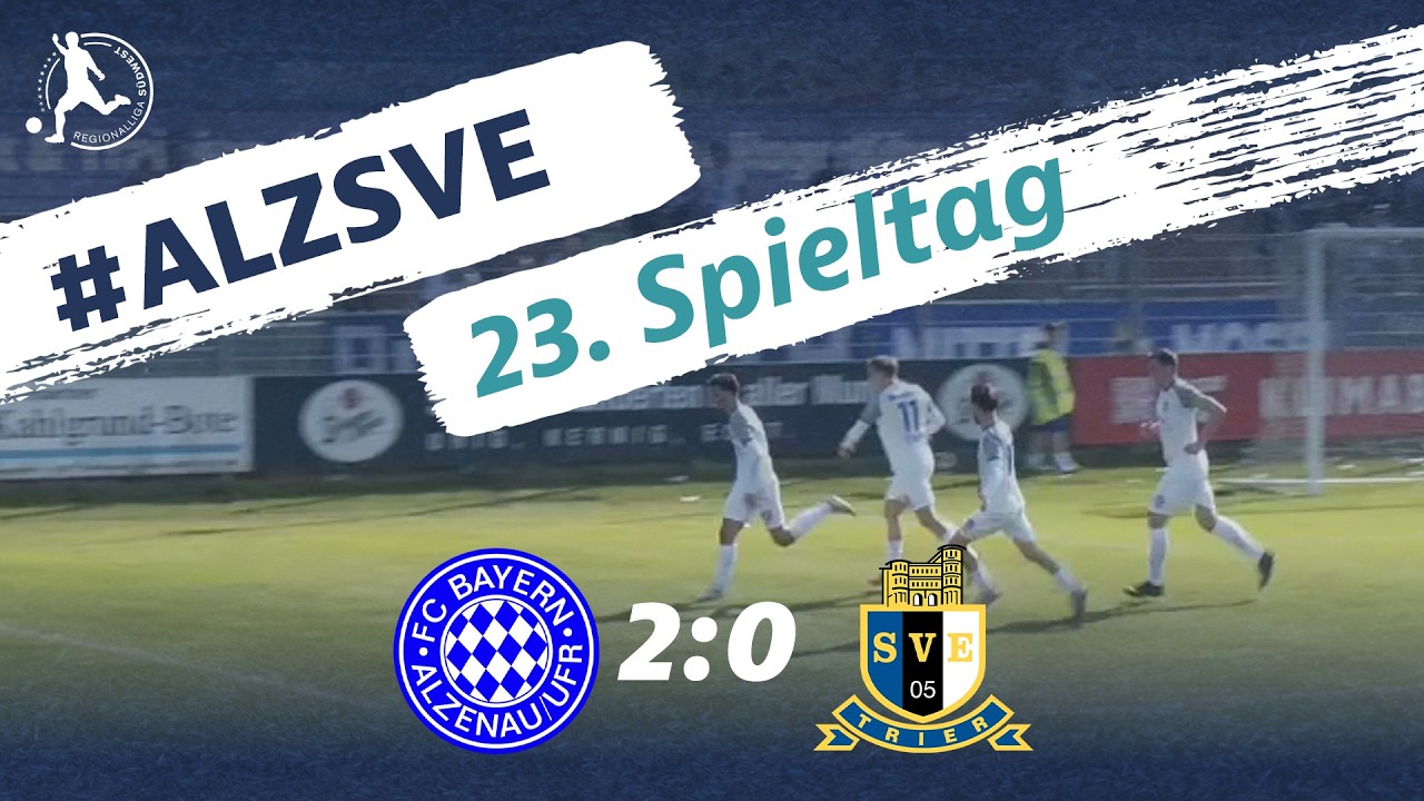 Führung über die Zeit gebracht | FC Bayern Alzenau - SV Eintracht-Trier | 23. Spieltag RLSW