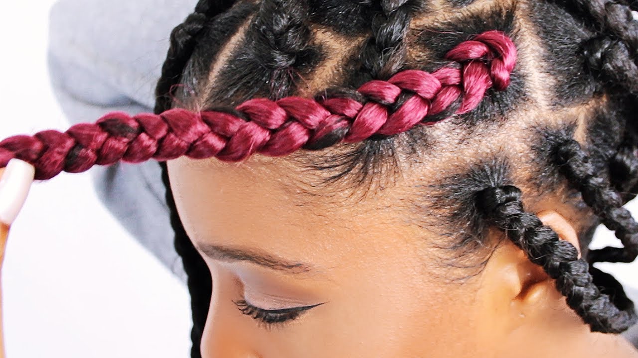 How To: JUMBO BOX BRAIDS For Beginners (Step By Step)