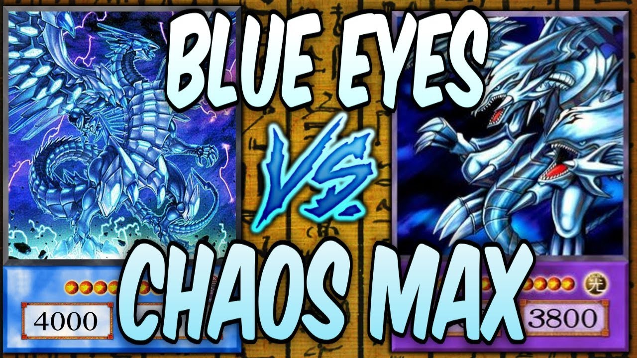 BLUE EYES vs CHAOS MAX DRAGON DECK! Which is BETTER? (Yugioh Competititve Deck Duel)