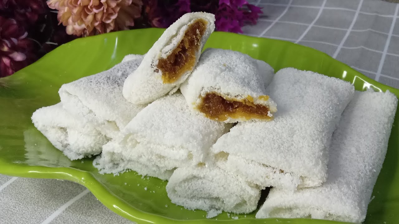 KUE TRADISIONAL OLAHAN DARI TEPUNG KETAN !! KADDO BODDONG/CARANG GENDIS ISI UNTI KELAPA GULA MERAH