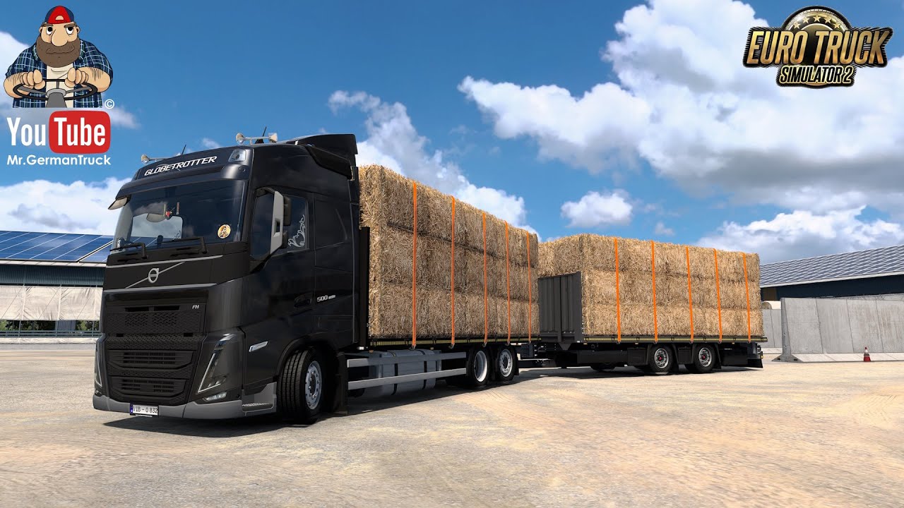 Euro Truck Simulator 2 - Stroh fahren im WARP Modus