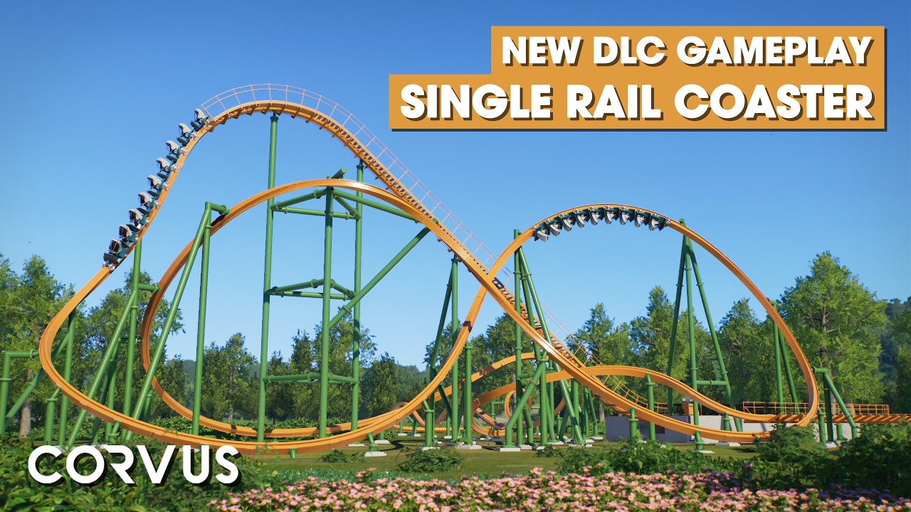 Early access to NEW Single Rail Coaster! | Planet Coaster 2