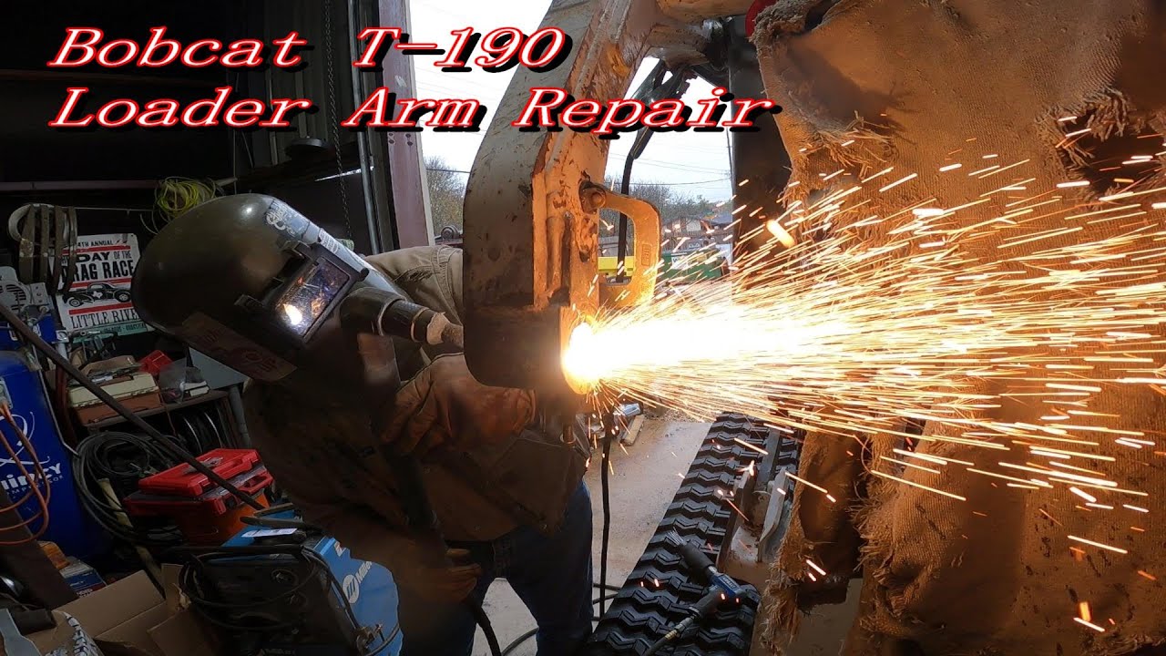 Bobcat T-190 Loader arm Repair
