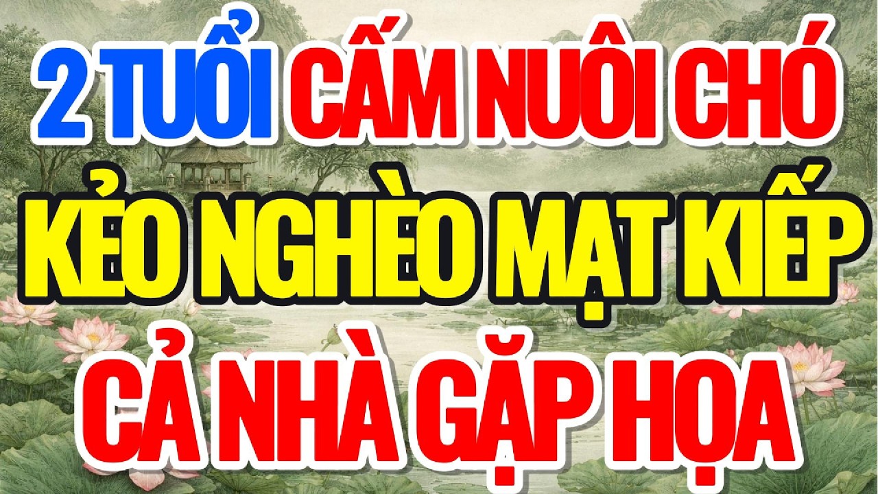 2 TUỔI CẤM NUÔI CHÓ, KẺO NGHÈO MẠT KIẾP, CẢ NHÀ GẶP HỌA - Lời Phật Dạy #loiphatday #phongthuy
