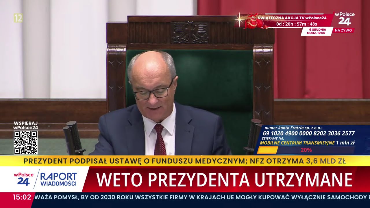 Porażka Tuska i jego Koalicji w Sejmie! Posłowie poparli weto Prezydenta!