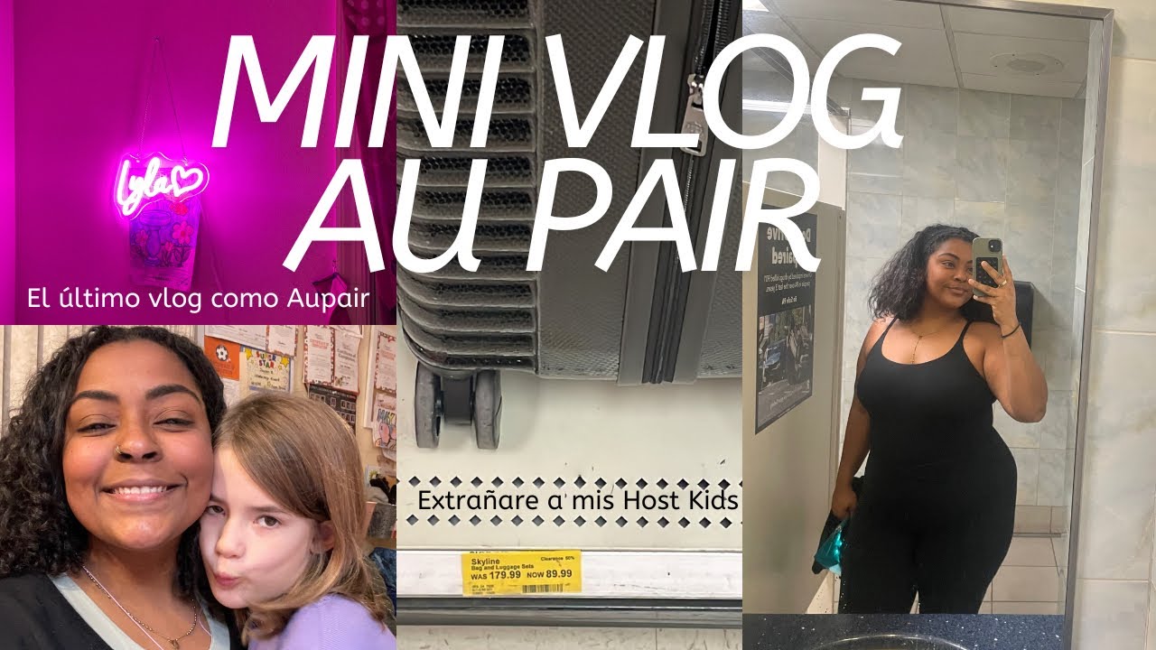 Mini vlog AuPair: Ultimos dias como Au pair, comprando maletas, conozcan al nuevo Au pair.